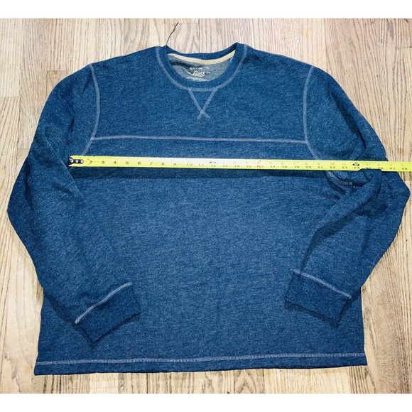 G.H.Bass & Co SweatShirt Mens XXL Dk Gray Long Sleeve Pullover Crew Neck -AA0025 - Picture 2 of 9